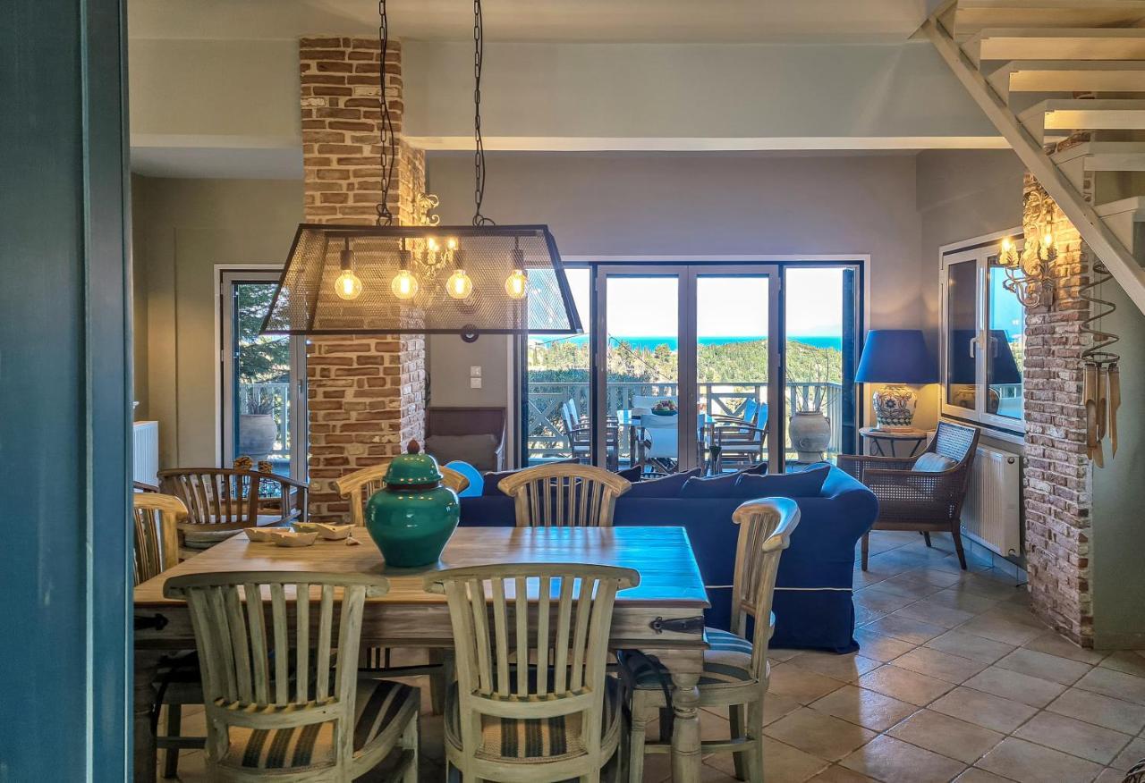 Villa Casa Azul With Private Pool Áyios Nikítas Zewnętrze zdjęcie
