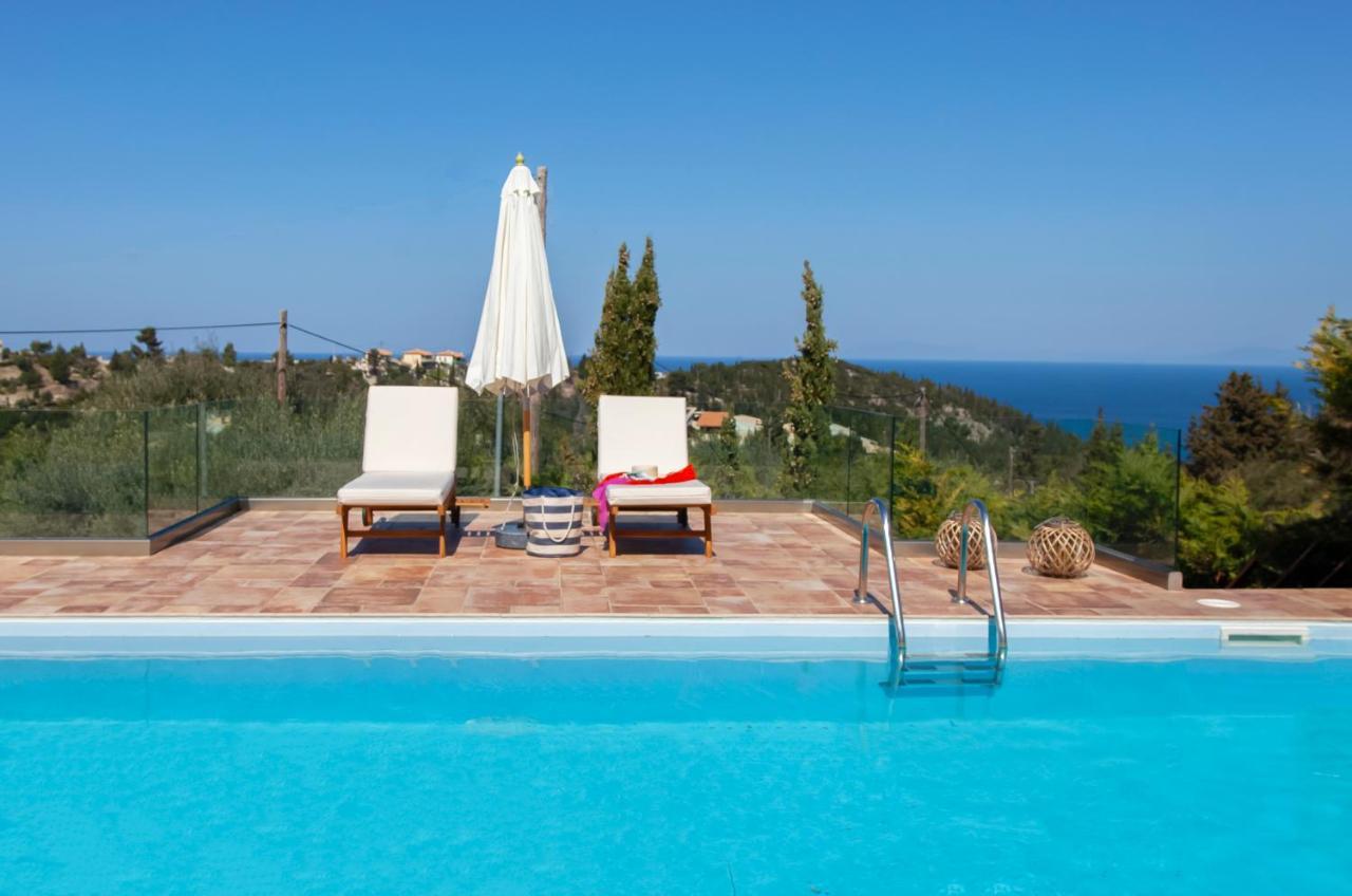 Villa Casa Azul With Private Pool Áyios Nikítas Zewnętrze zdjęcie